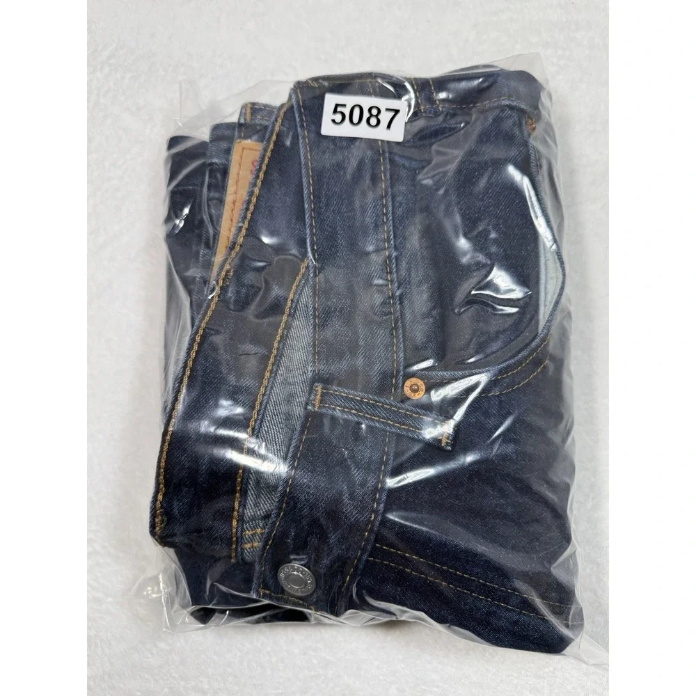 Levi's 550 Mens Fits 38x32 Blue Dark Wash Relaxed Fit Straight‎ Leg Denim Jeans